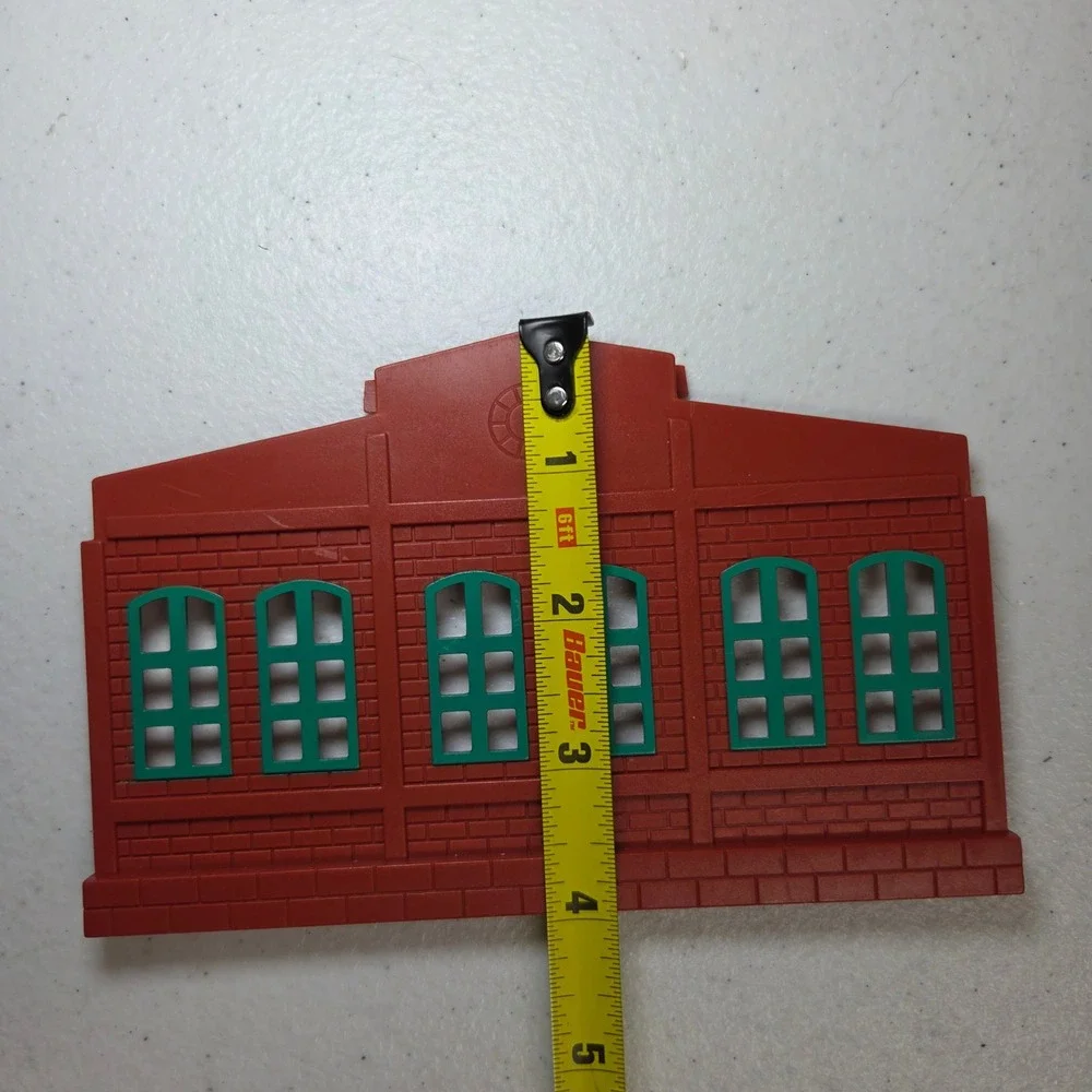 Vintage Thomas Train‎ Engine Shed Side Panels Red Brick 6pc Set